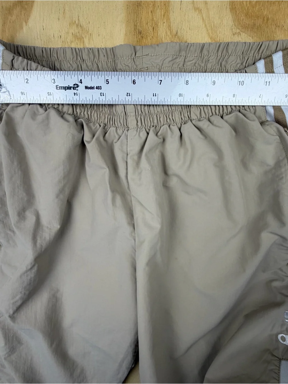 Adidas Originals Beige Joggers Women's Size S Track Pants 3-Stripe Athletic - Picture 11 of 16